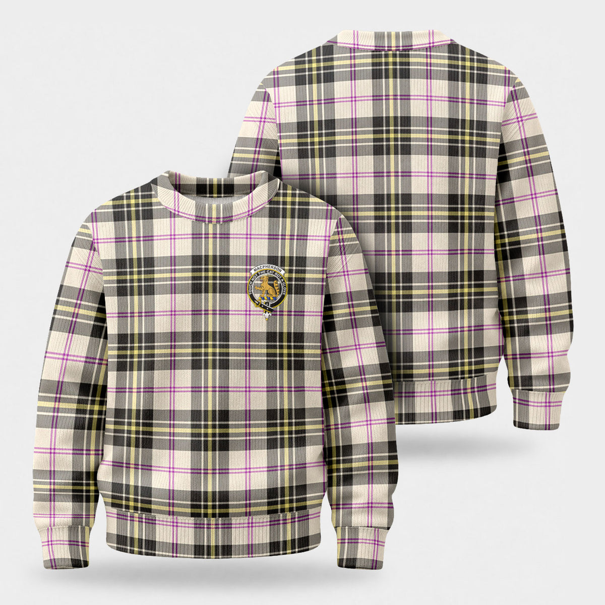 MacPherson Dress Ancient Tartan Crest Sweater