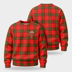 Maxwell Modern Tartan Crest Sweater
