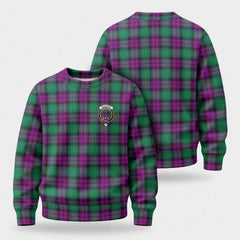 McArthur - Milton Tartan Crest Sweater
