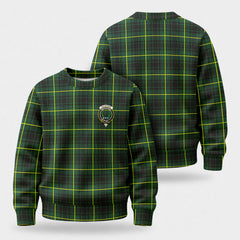 McArthur Modern Tartan Crest Sweater
