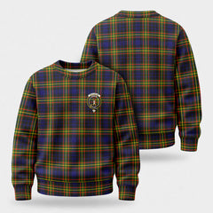 McClellan Modern Tartan Crest Sweater