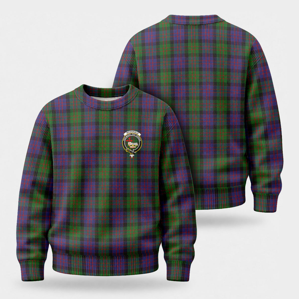 McDonald Tartan Crest Sweater