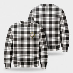 McFarlane Black - White Tartan Crest Sweater