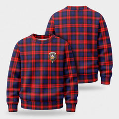 McLachlan Modern Tartan Crest Sweater