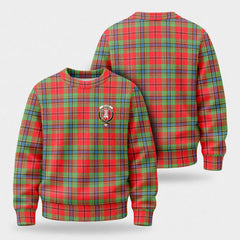 McLean of Duart Modern Tartan Crest Sweater