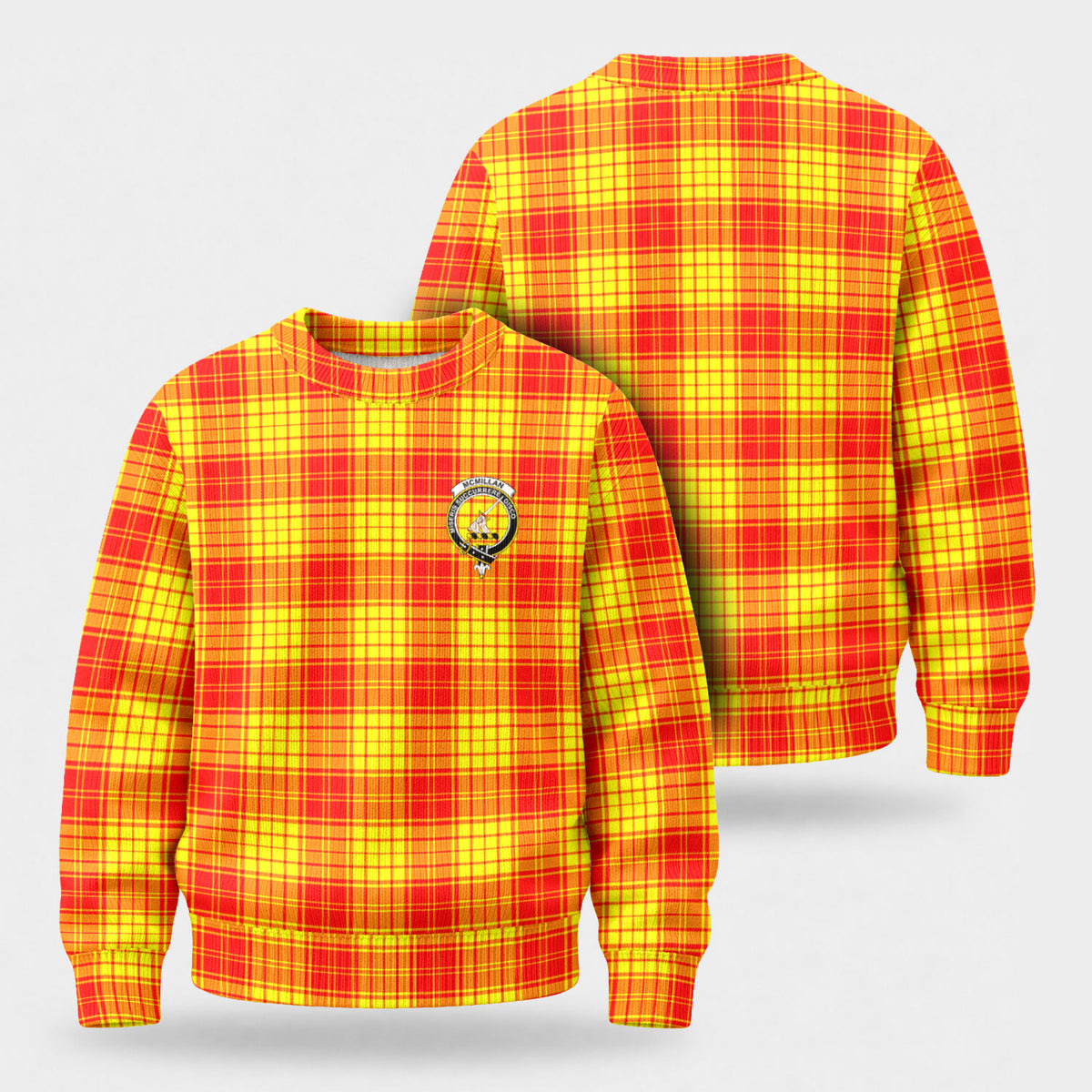McMillan Clan Tartan Crest Sweater