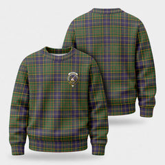 McMillan Hunting Modern Tartan Crest Sweater