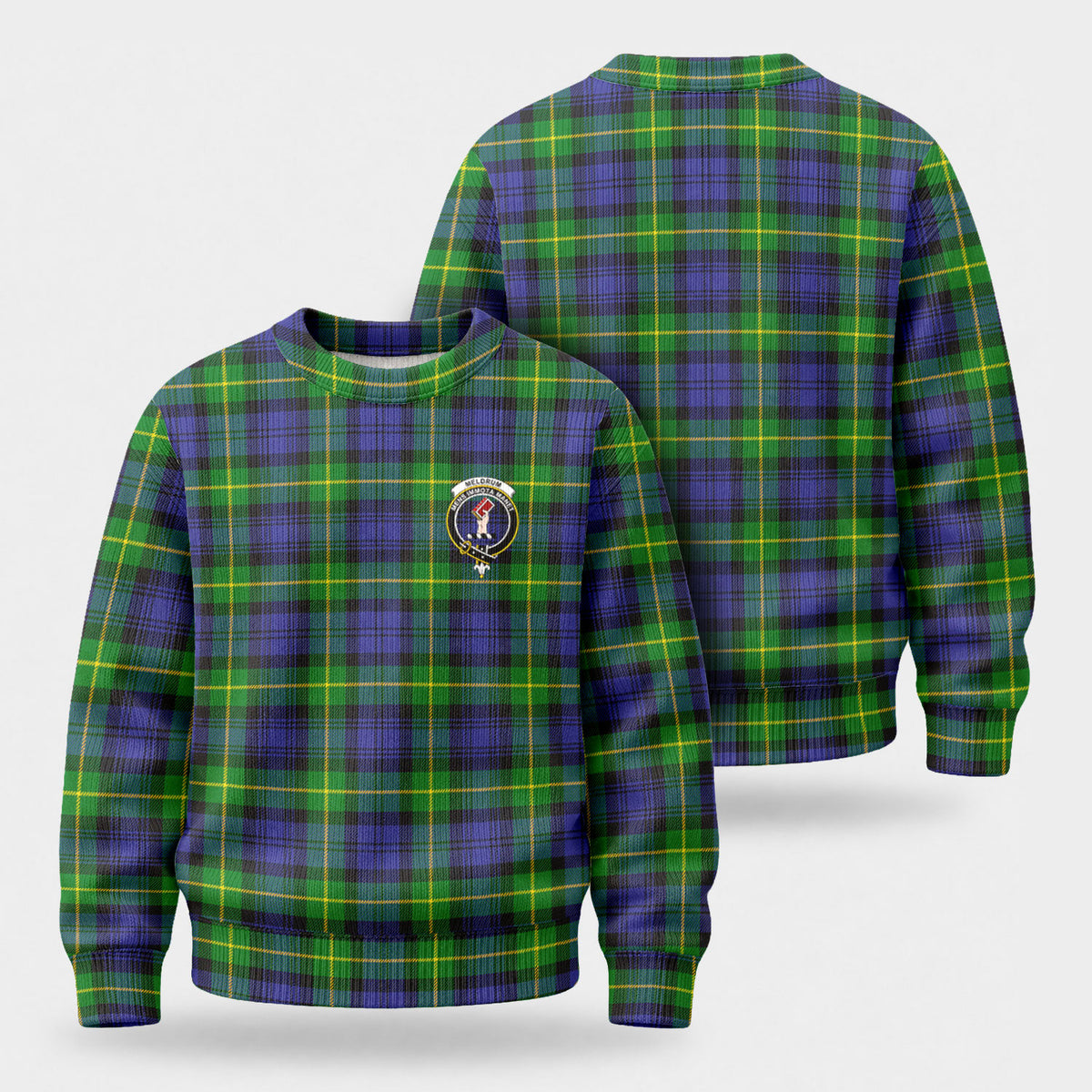 Meldrum Tartan Crest Sweater