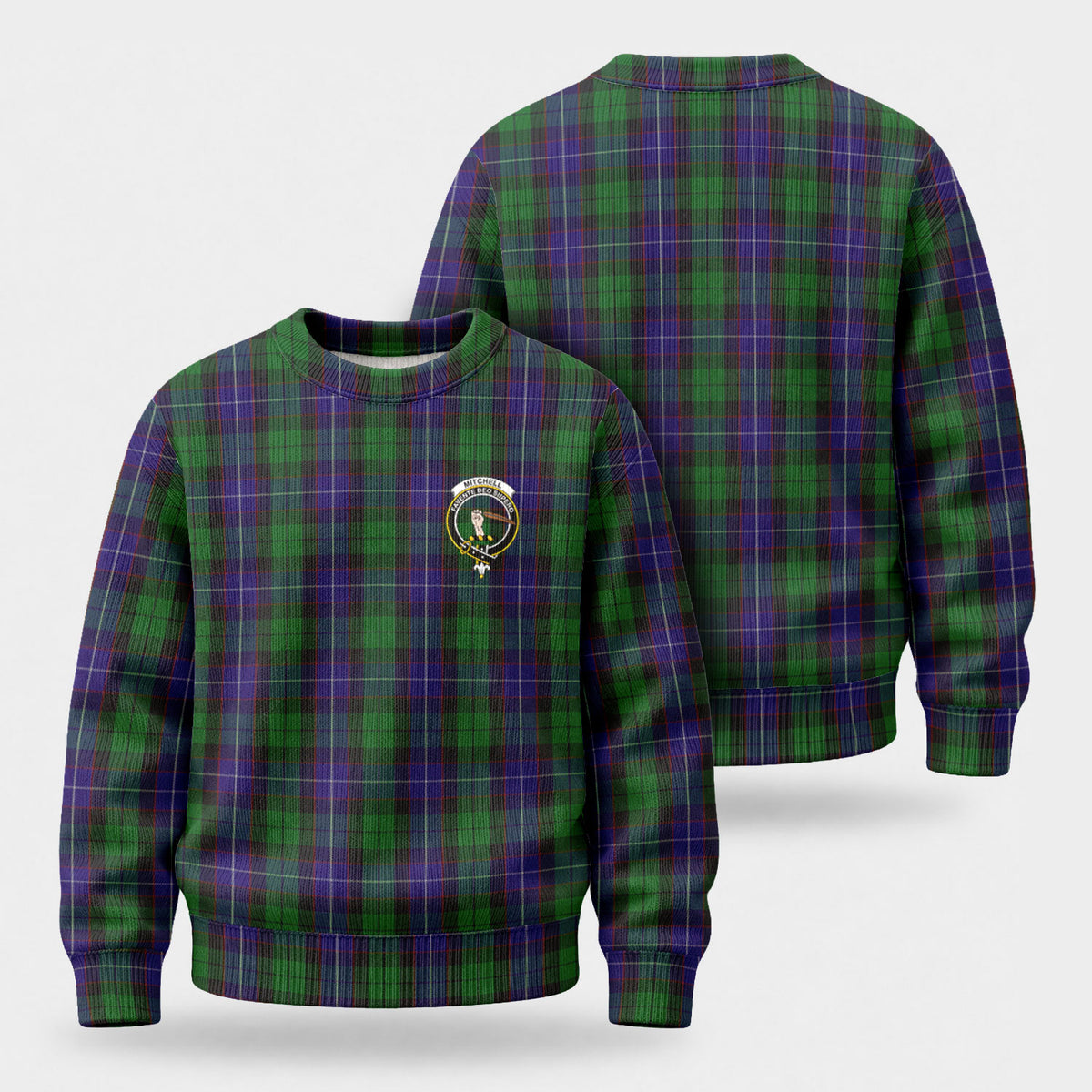 Mitchell Tartan Crest Sweater