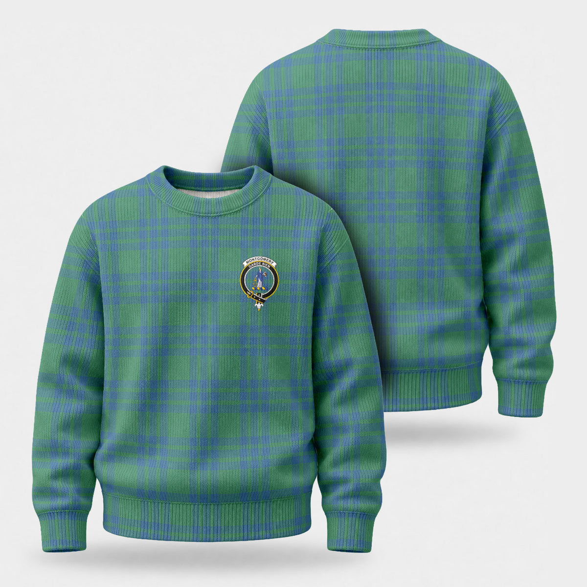 Montgomery Ancient Tartan Crest Sweater