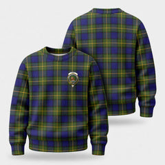 Muir Tartan Crest Sweater