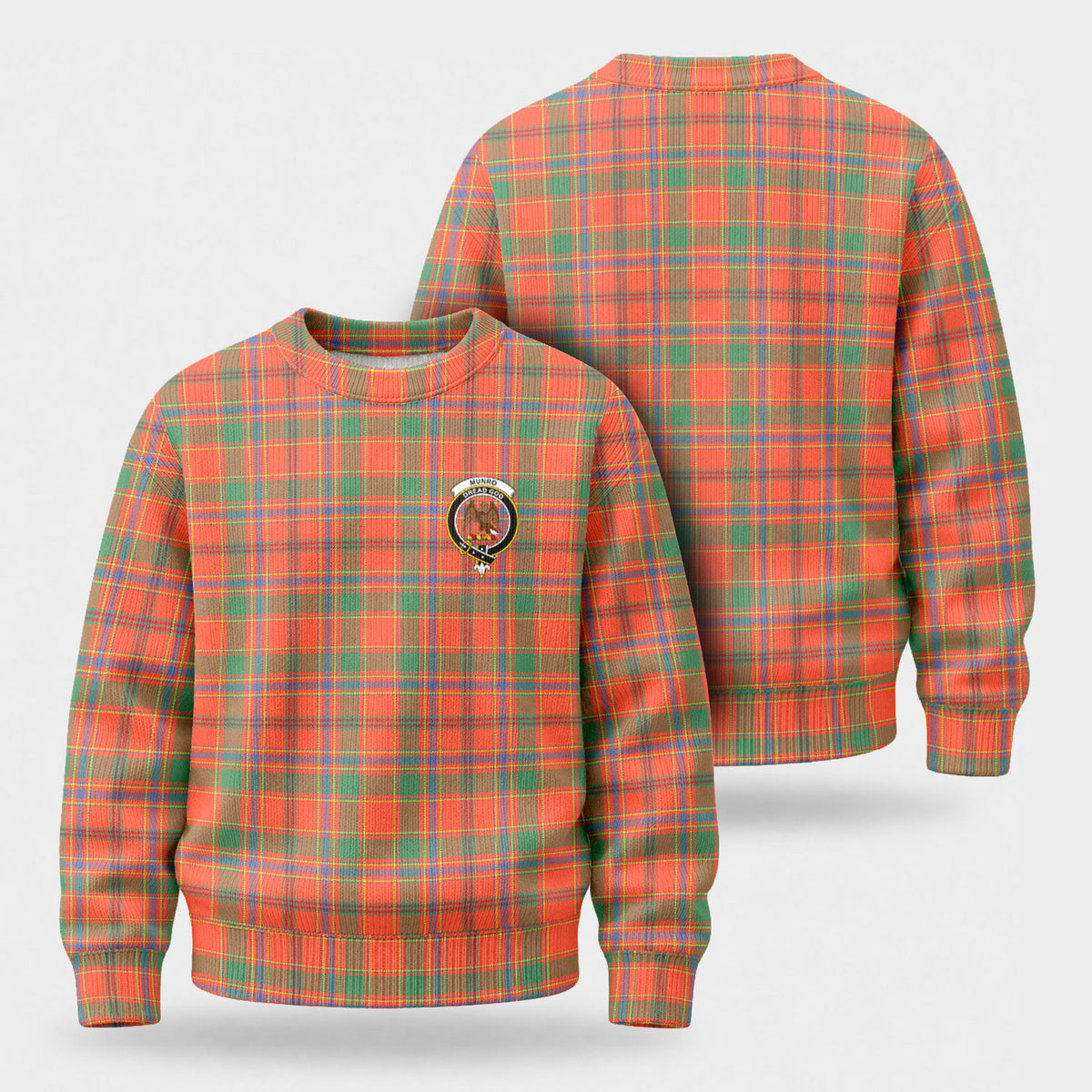 Munro Ancient Tartan Crest Sweater