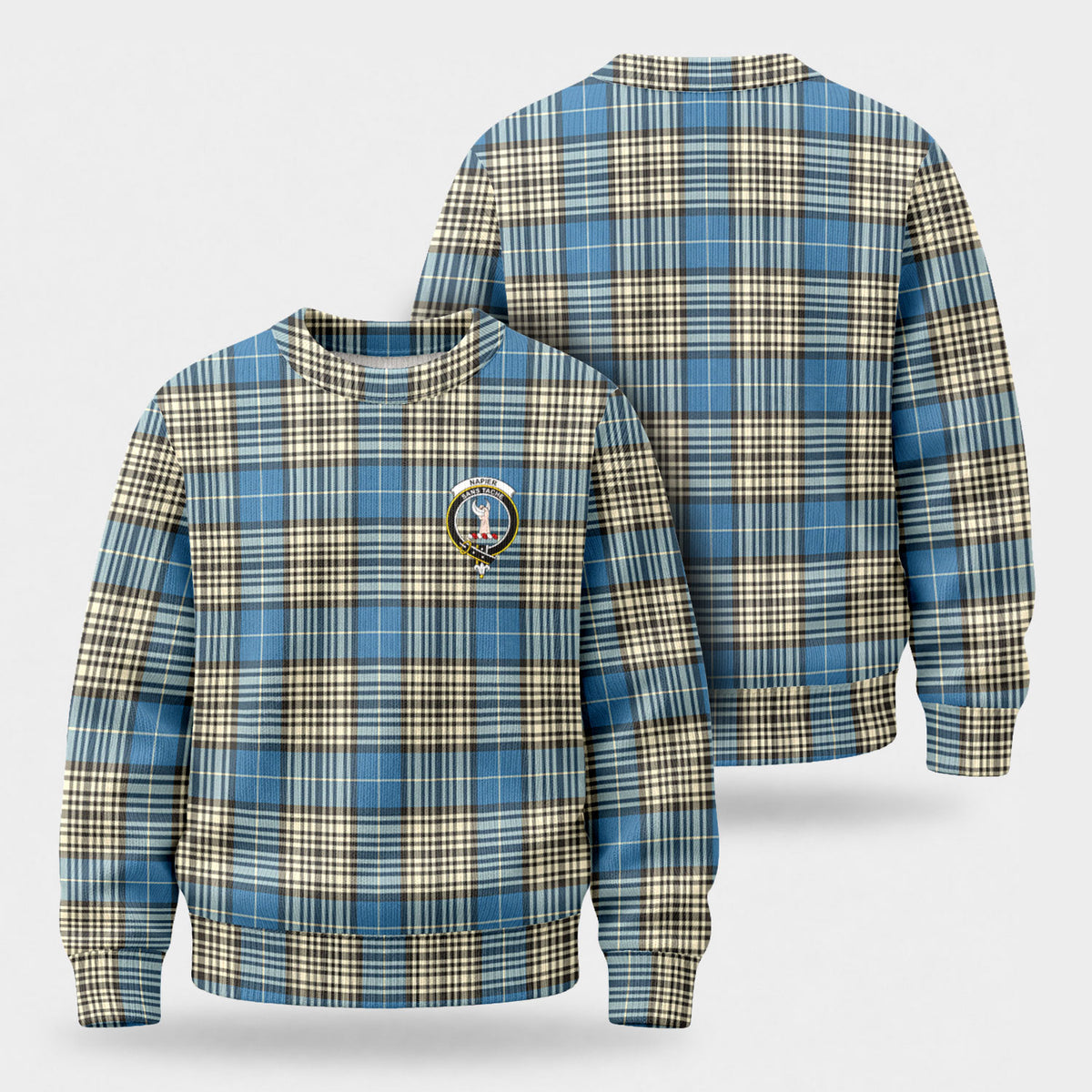 Napier Ancient Tartan Crest Sweater