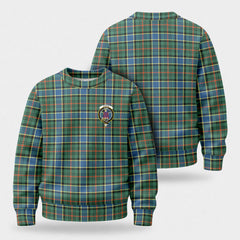 Ogilvie Hunting Ancient Tartan Crest Sweater