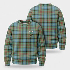 Porterfield Tartan Crest Sweater