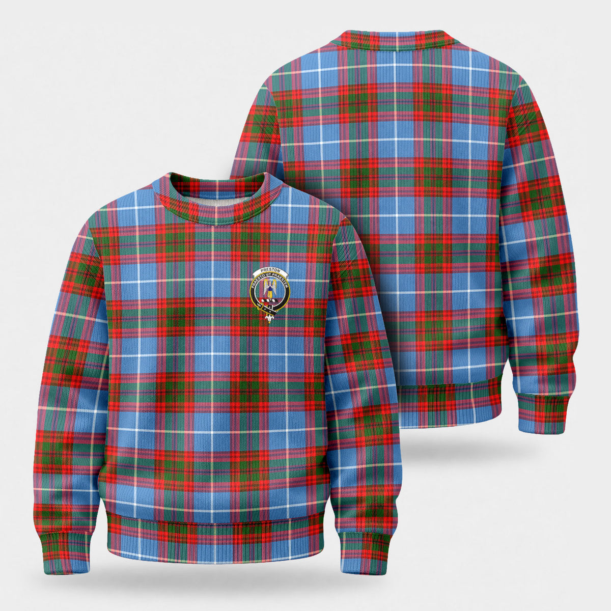 Preston Tartan Crest Sweater
