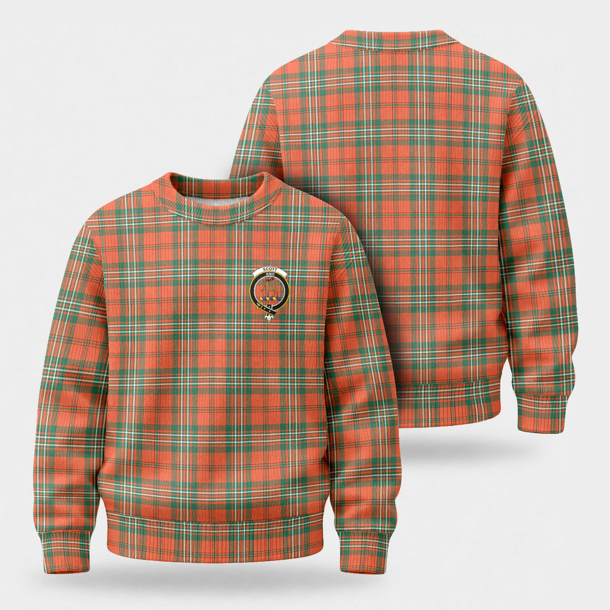 Scott Ancient Tartan Crest Sweater