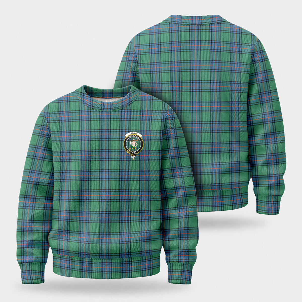 Shaw (of Sauchie) Ancient Tartan Crest Sweater