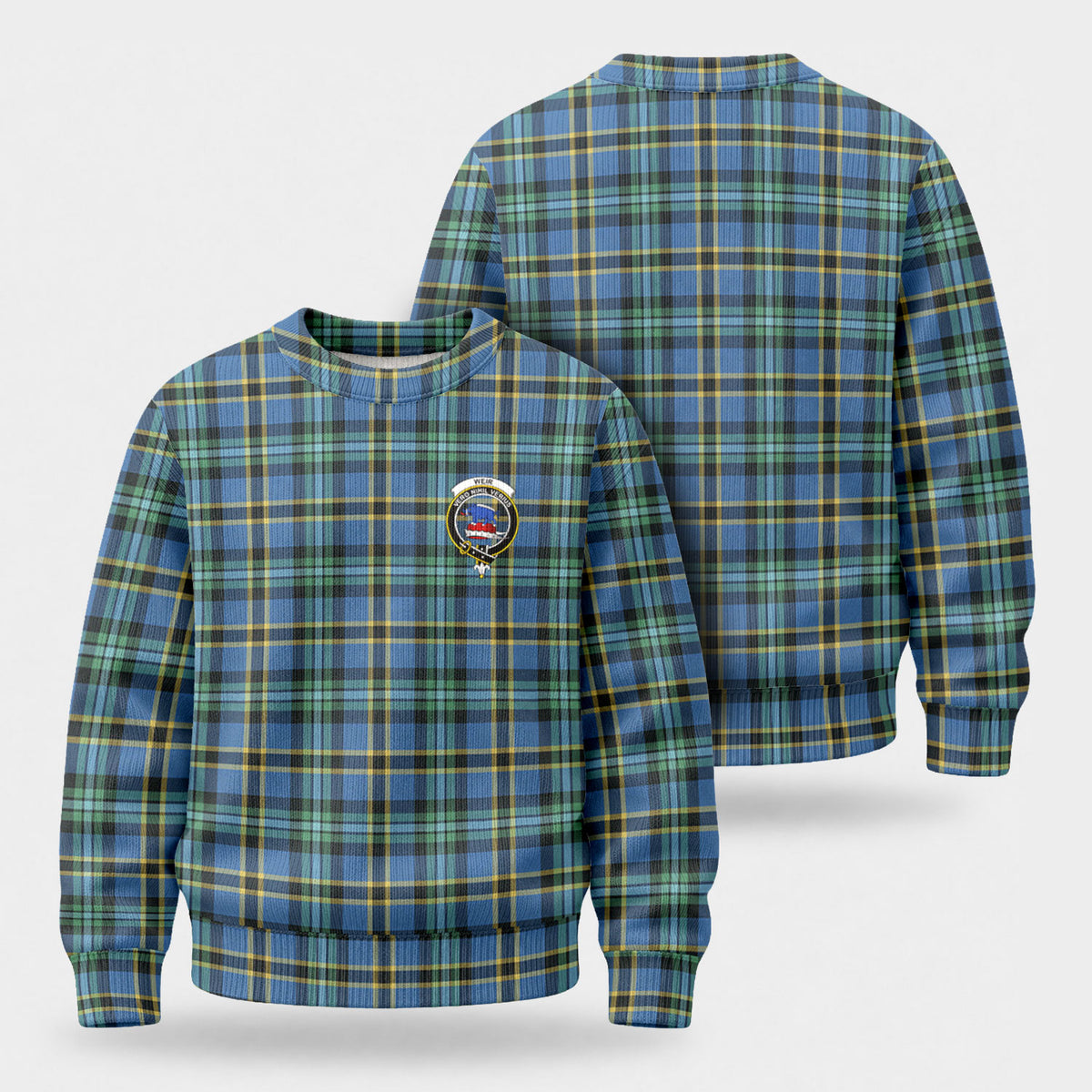 Weir Ancient Tartan Crest Sweater