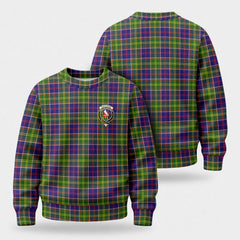 Whitefoord Tartan Crest Sweater