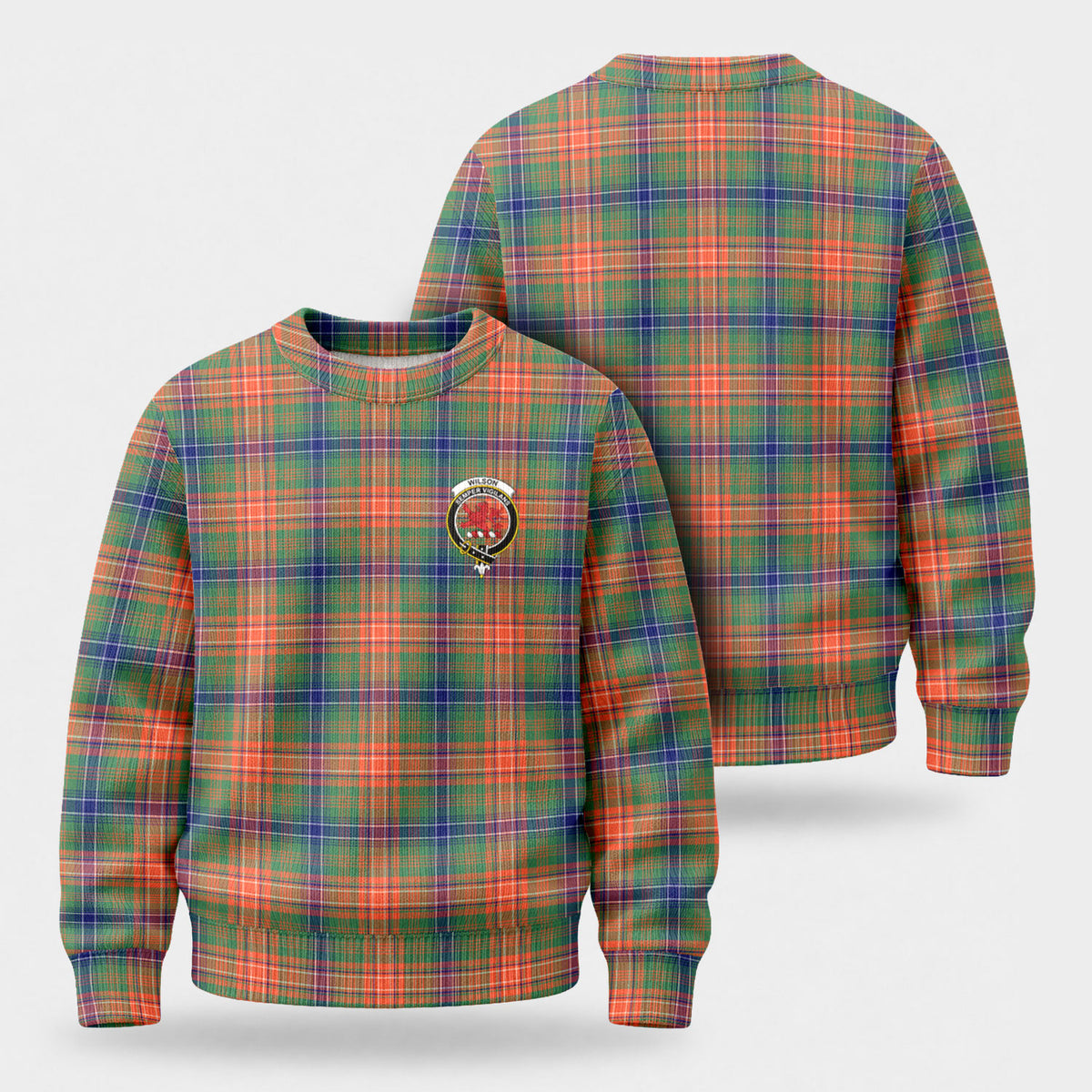 Wilson Ancient Tartan Crest Sweater