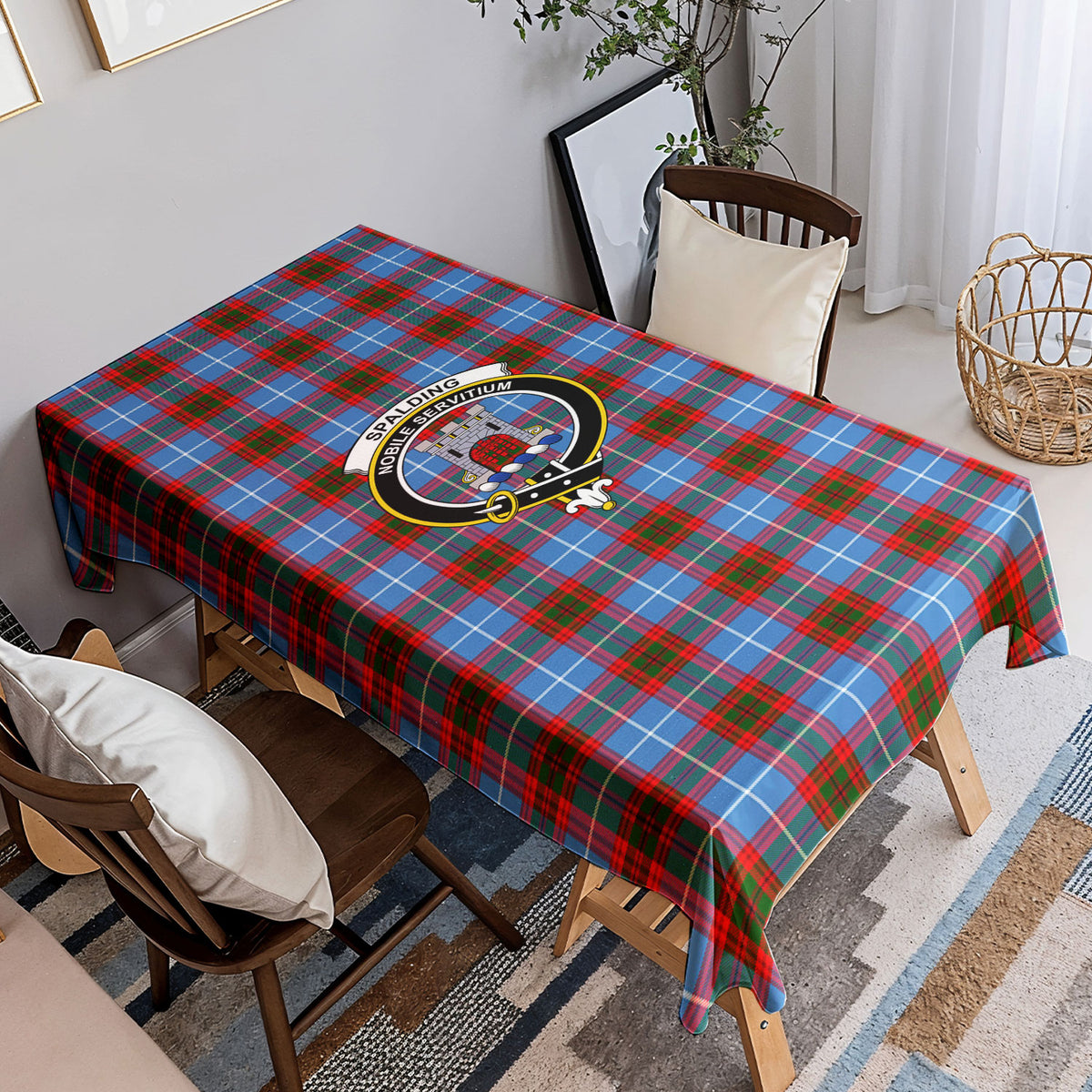 Spalding Tartan Crest Tablecloth