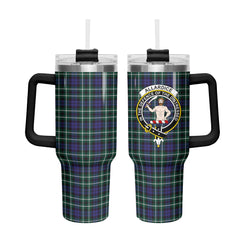 Allardice Tartan Crest 40 oz Insulated Tumbler with Handle