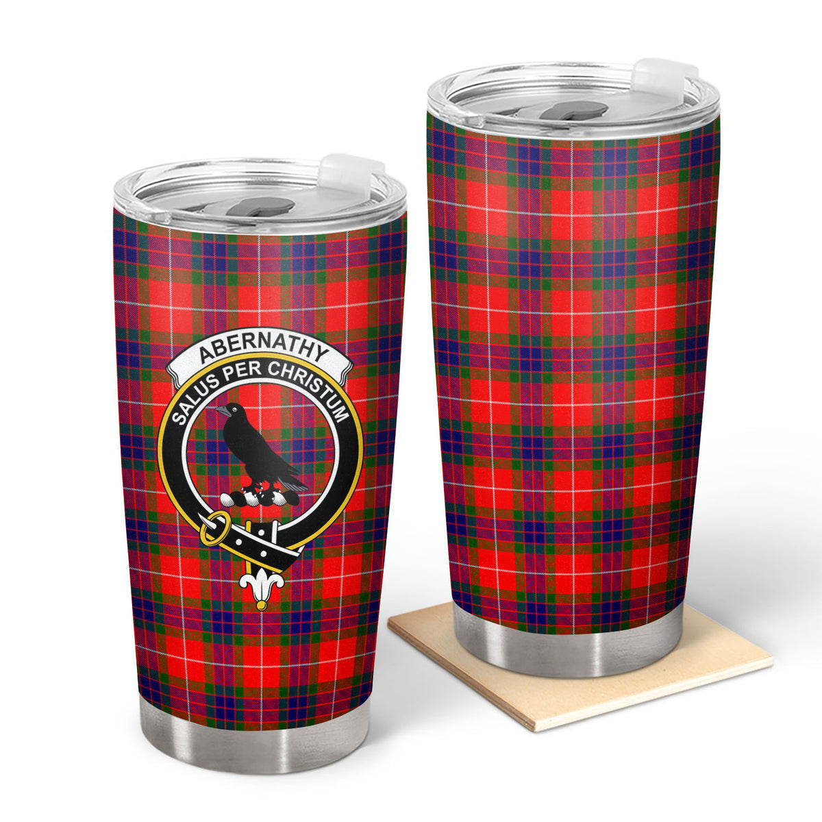 Abernathy Tartan Crest Tumbler