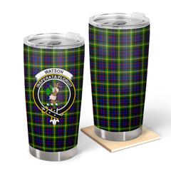 Watson Modern Tartan Crest Tumbler