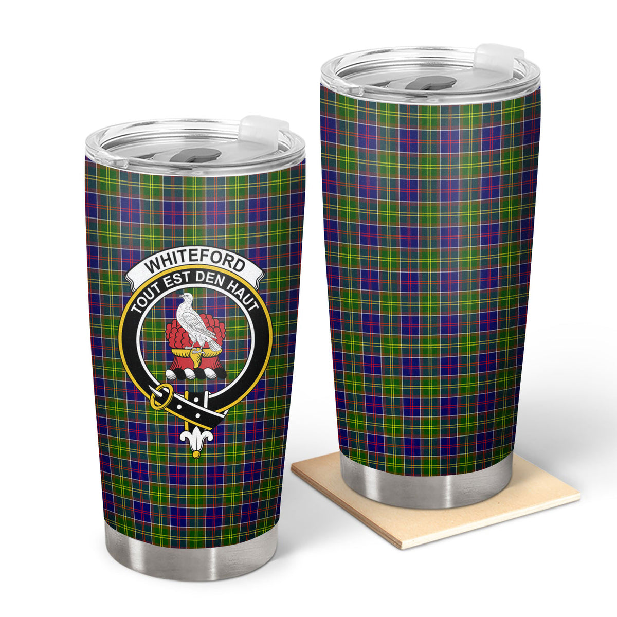 Whiteford Tartan Crest Tumbler