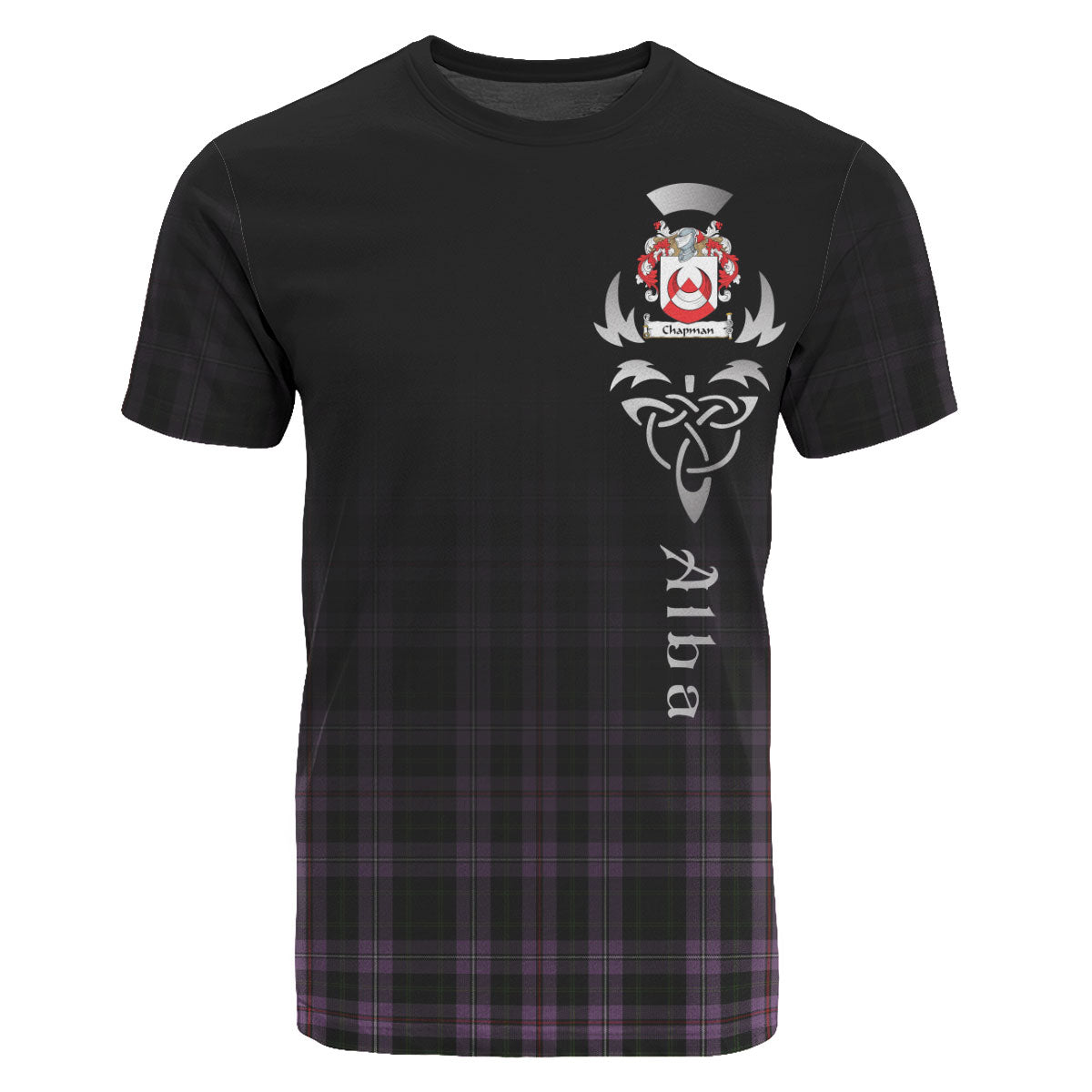 Chapman Tartan Crest T-shirt - Alba Celtic Style