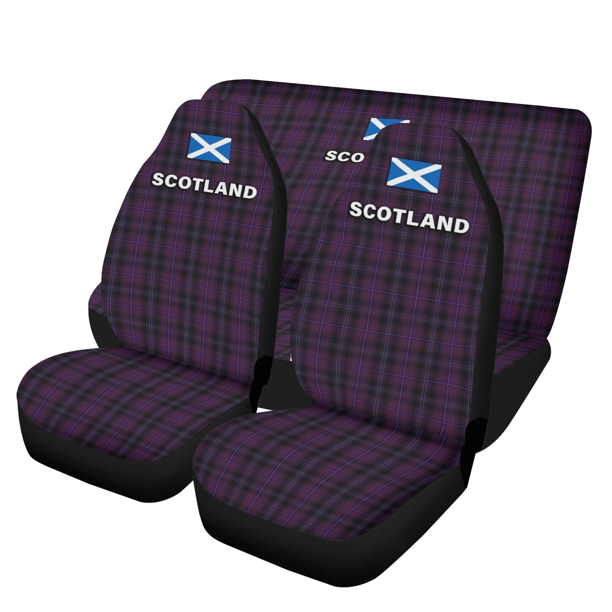 Passion of Scotland Purple Tartan Car Seat Cover