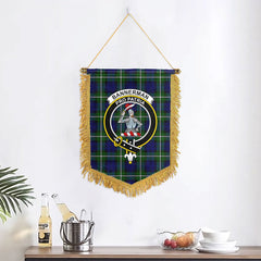 Bannerman Tartan Crest Wall Hanging Banner