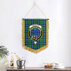 Forsyth Ancient Tartan Crest Wall Hanging Banner