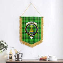 Galloway District Tartan Crest Wall Hanging Banner