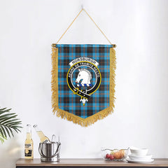 Horsburgh Tartan Crest Wall Hanging Banner