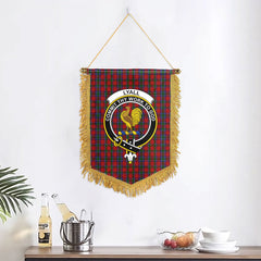 Lyall Tartan Crest Wall Hanging Banner