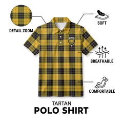 McLeod of Lewis Ancient Tartan Crest Birdseye Mesh Polo Shirt