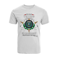 MacHardy Ancient Tartan Crest T-shirt - I'm not yelling style