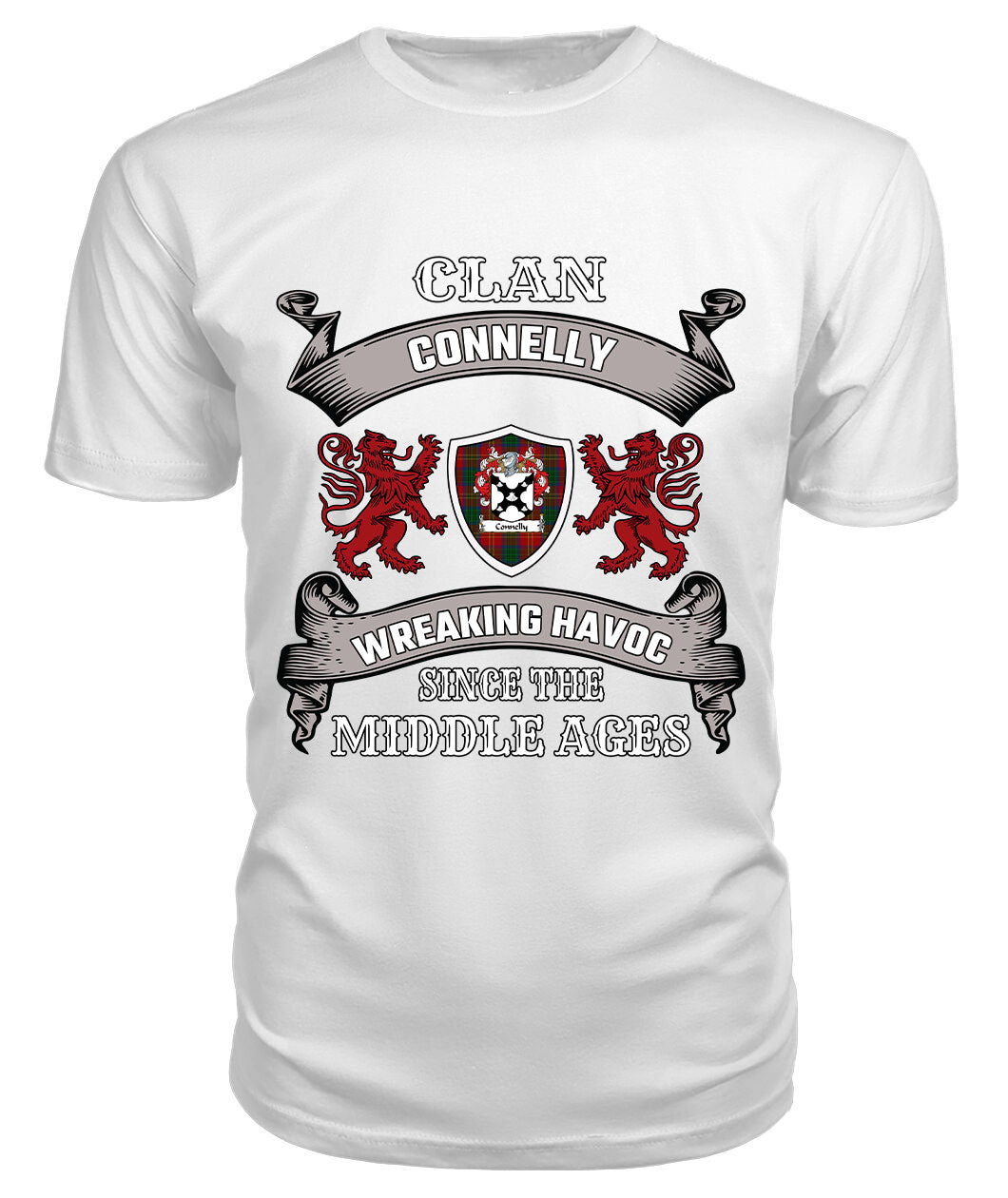 Connelly Family Tartan - 2D T-shirt