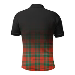 McAulay Ancient Tartan Crest Polo Shirt - Thistle Black Style