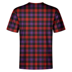 Brown Modern Tartan Crest T-shirt