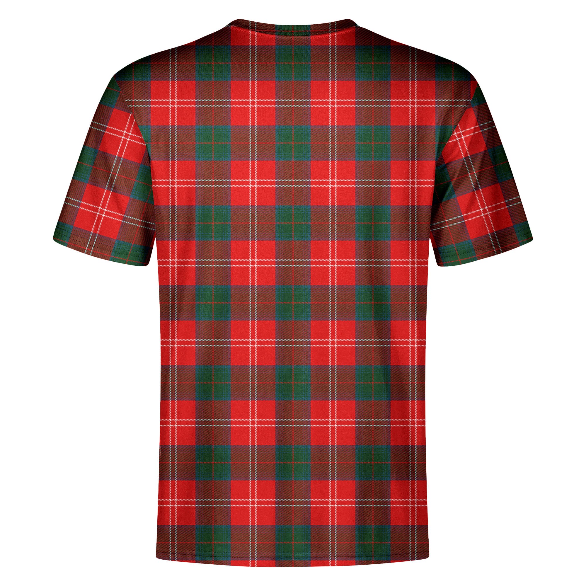 Chisholm Modern Tartan Crest T-shirt