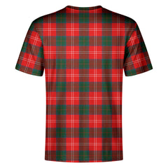 Chisholm Modern Tartan Crest T-shirt