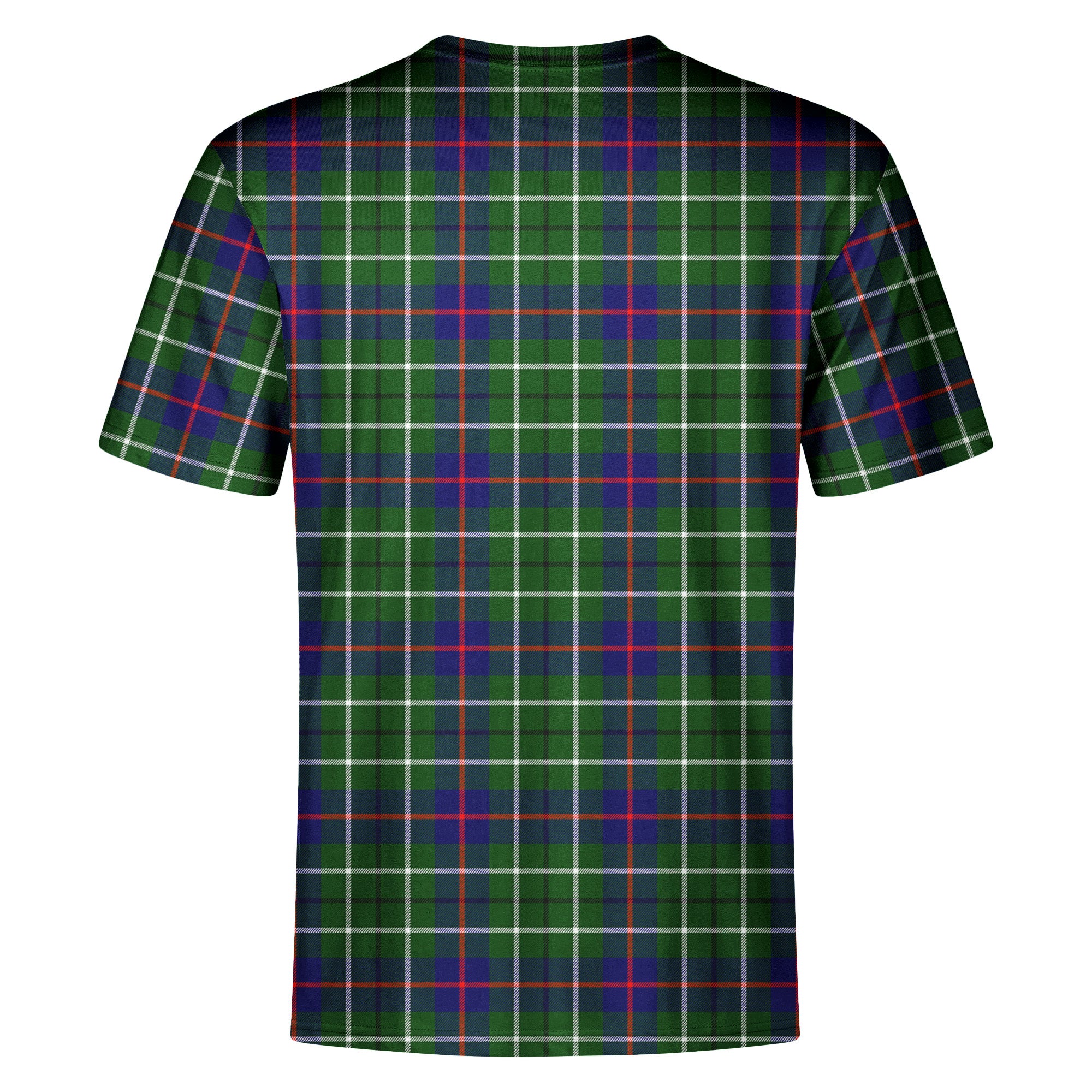 Duncan Modern Tartan Crest T-shirt