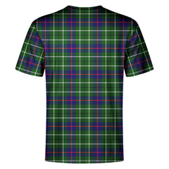 Duncan Modern Tartan Crest T-shirt