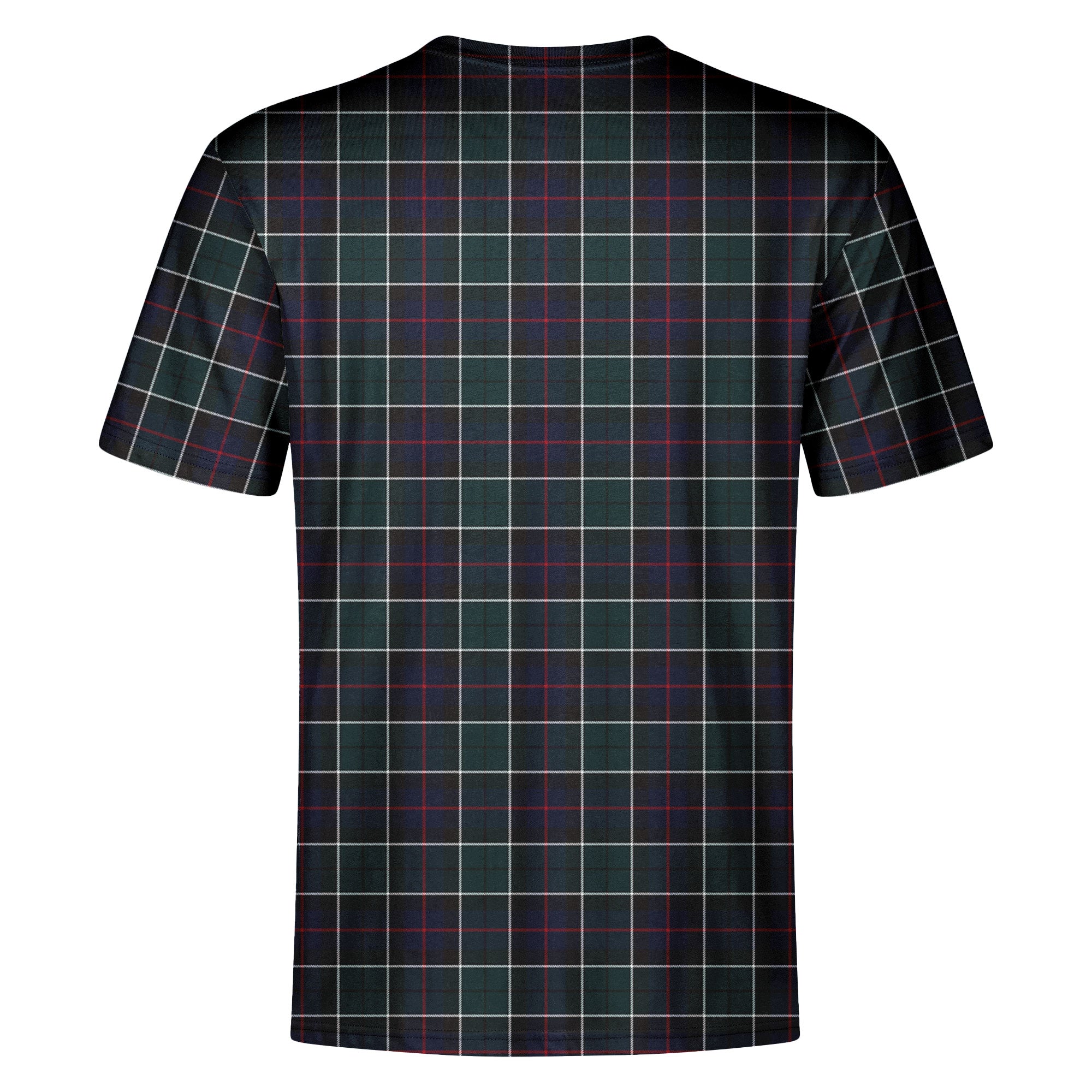 Leslie Hunting Modern Tartan Crest T-shirt