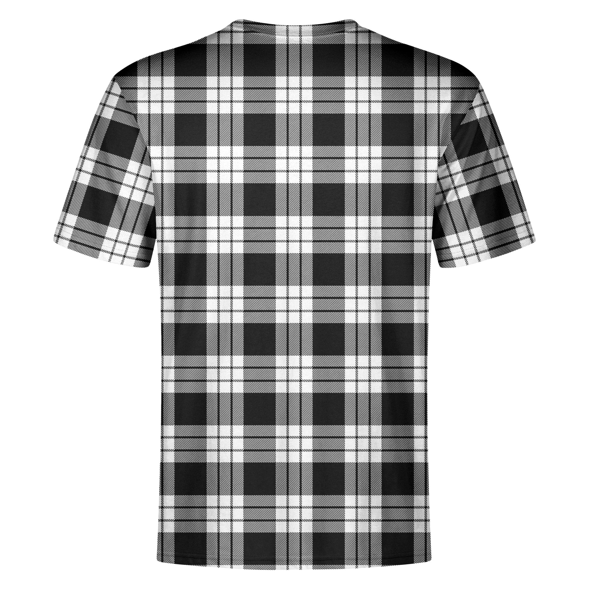 McFarlane Black - White Tartan Crest T-shirt
