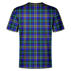 Weir Modern Tartan Crest T-shirt