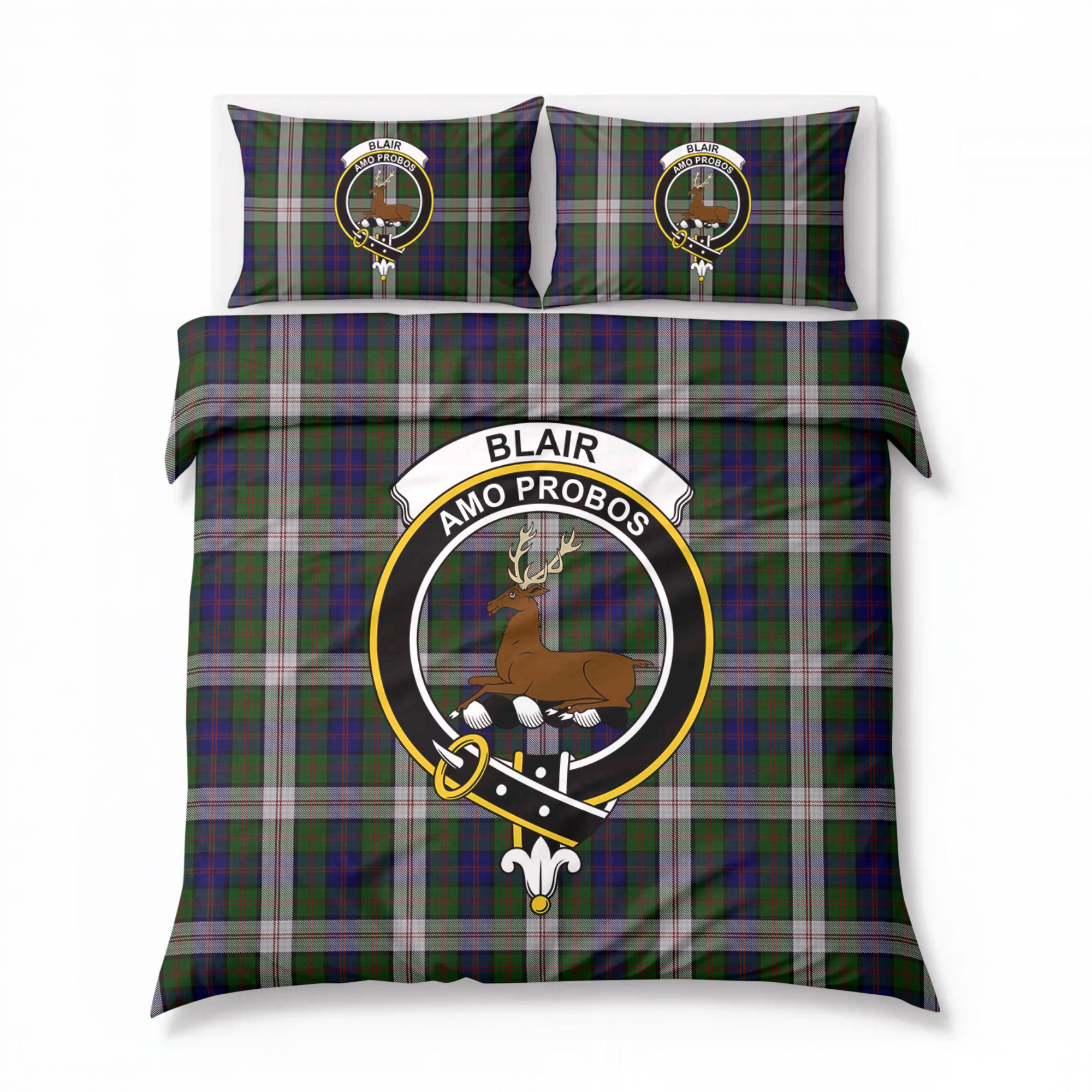 Blair Dress Tartan Crest Bedding Set